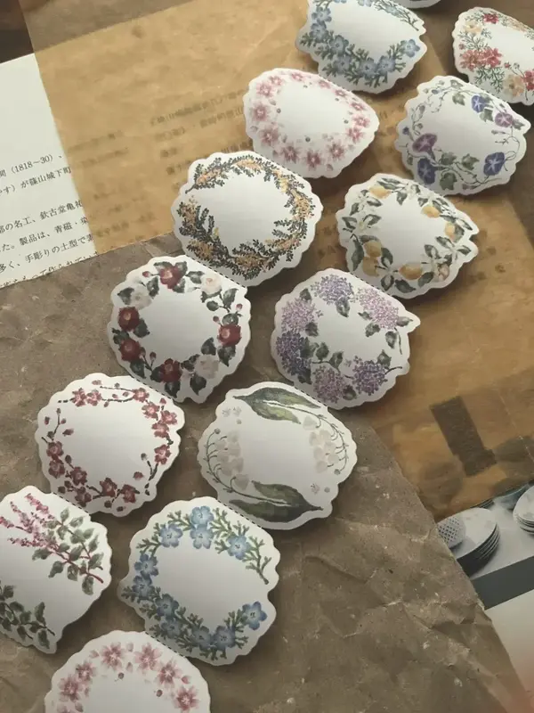 樂意Loidesign]日野 sunflower ひまわり花柄 クリアPETテープ(剥離紙