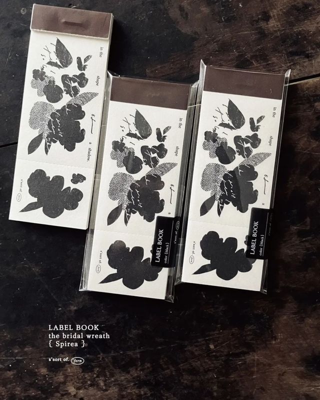 [羊君Somesortoffern] ?墸球 Spirea コラージュ ラベルブック(各50枚入)