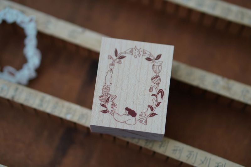 [森空Ivy Snow] Whispering Garden Frame スタンプ(1個入)