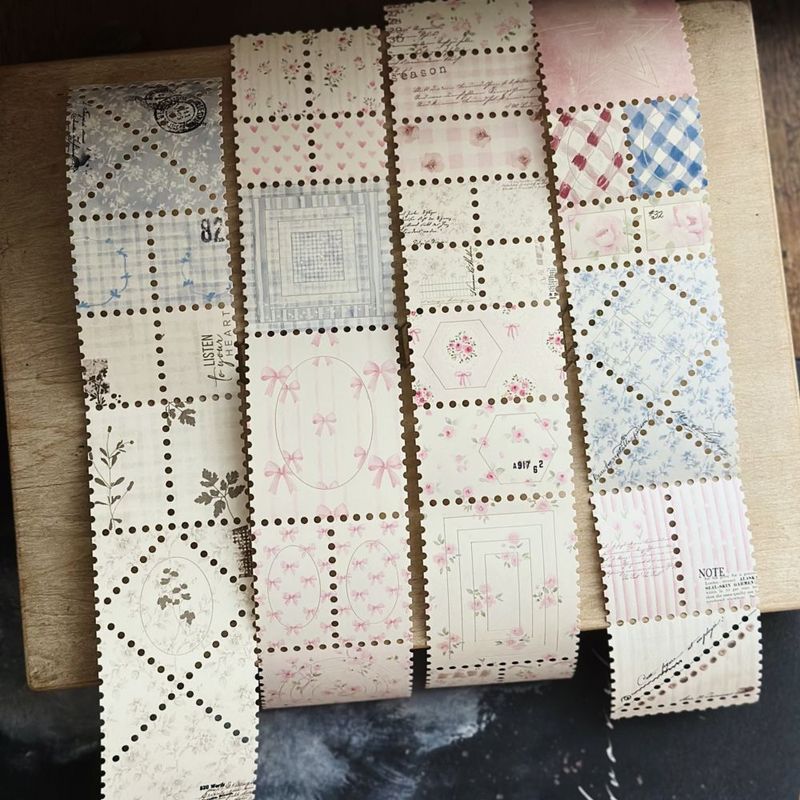 [Journal pages] Petals postage 切手風 模造紙テープ(剥離紙付き)