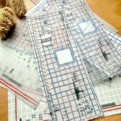 [Journal pages] Grid Stories コラージュ ラベルブック(計24枚入)