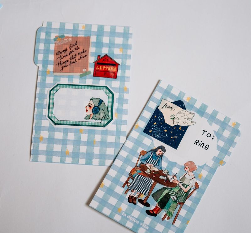 [甜蜜生活 La dolce vita] Journal with me M6 インデックスリフィル(2種類各2枚入)