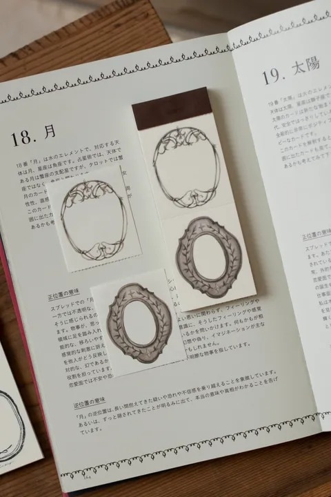 [樂意Loidesign] 女巫的畫框 Witch Frame コラージュ ラベルブック(各50枚入)