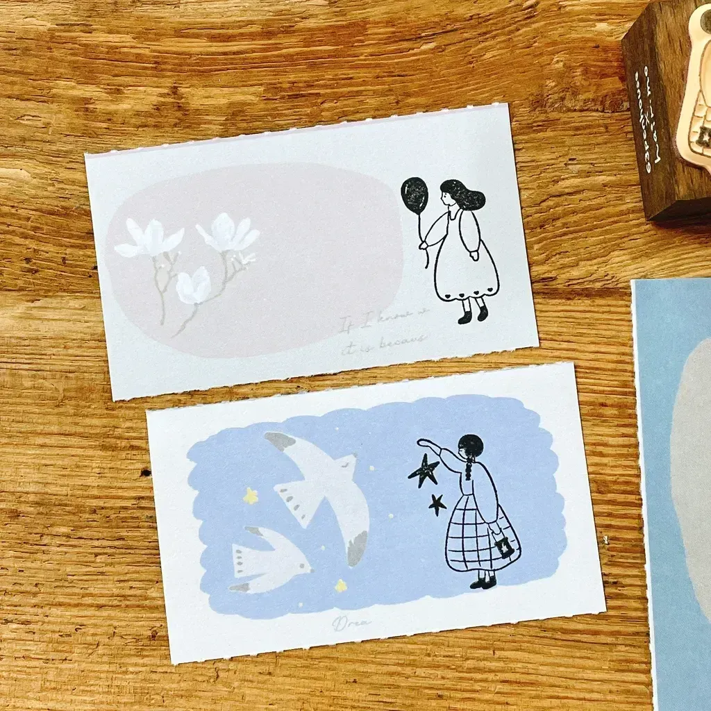 [63penhouse x Hairmo] 玫瑰/星星/氣球/小熊 スタンプ 全4種類