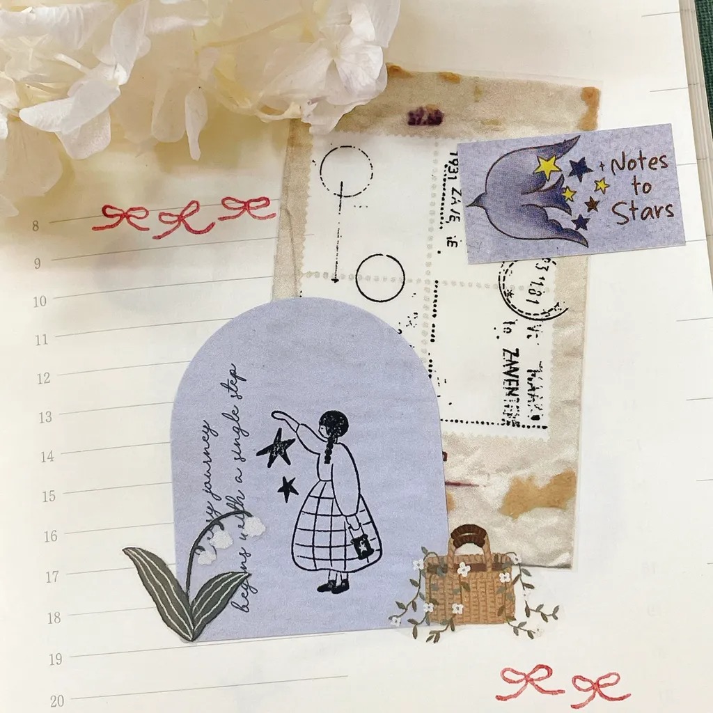 [63penhouse x Hairmo] 玫瑰/星星/氣球/小熊 スタンプ 全4種類