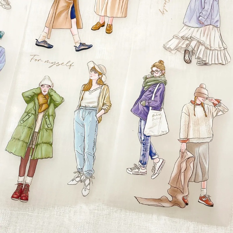 [Hairmo] No.07 心之所向(heart's desire) マットPETテープ(剥離紙付き)