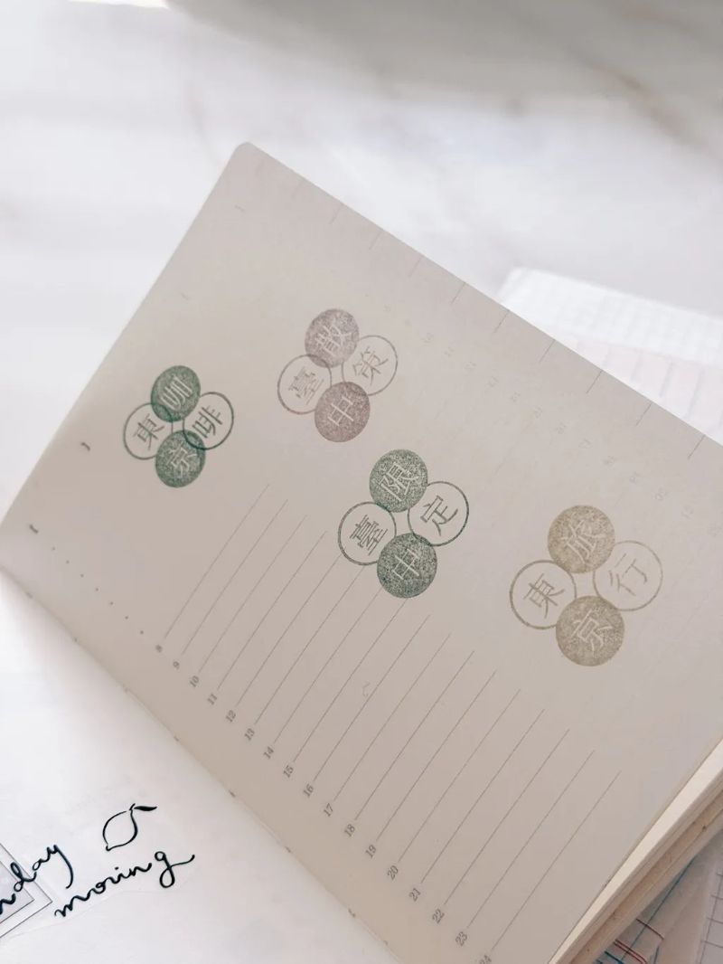 [紙上旅行Traveling on paper] 臺中旅行シリーズ スタンプ 全3種類