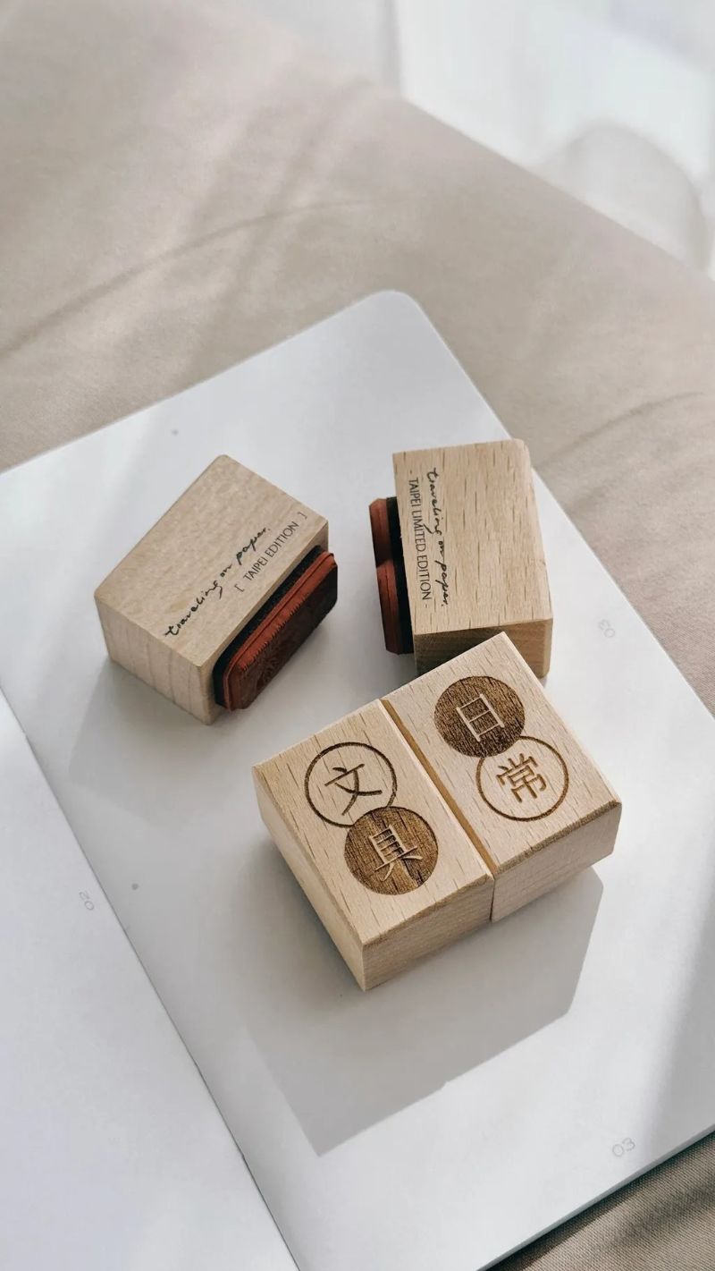[紙上旅行Traveling on paper] 臺北日常シリーズ スタンプ 全4種類