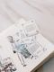 [紙上旅行Traveling on paper] JourneyNote コラージュ ラベルブック(2種類各50枚入)