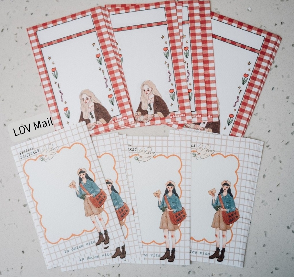 [甜蜜生活 La dolce vita] Happy moment/LDV mail/Daily/Wish M6 リフィルメモ(2種類各15枚入) 全4種類