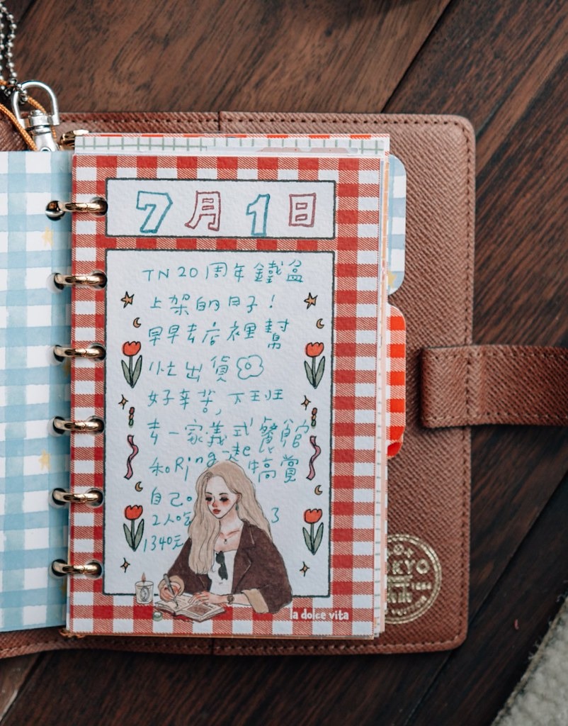 [甜蜜生活 La dolce vita] Happy moment/LDV mail/Daily/Wish M6 リフィルメモ(2種類各15枚入) 全4種類