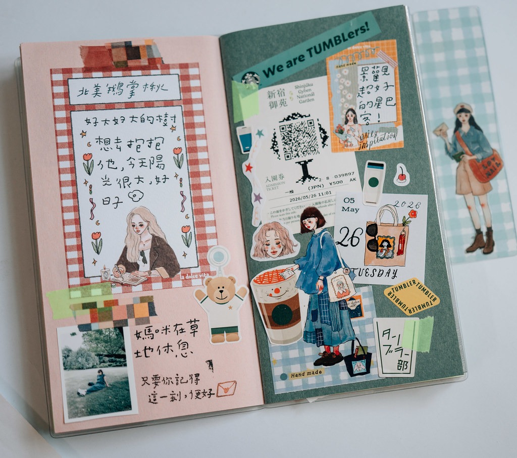 [甜蜜生活 La dolce vita] Happy moment/LDV mail/Daily/Wish M6 リフィルメモ(2種類各15枚入) 全4種類
