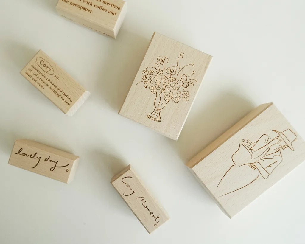 [紙上旅行Traveling on paper] Cozy Moments series 舒?国Shuti 聯名 スタンプ(全6種類)