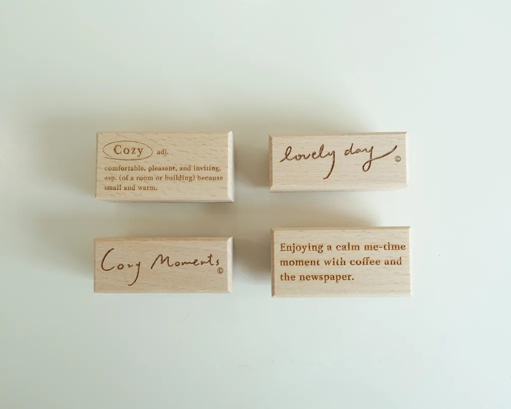 [紙上旅行Traveling on paper] Cozy Moments series 舒?国Shuti 聯名 スタンプ(全6種類)