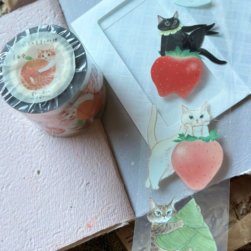 補補猫・大衛煮愛] 料理菓實廚房 クリアPETテープ(剥離紙付き