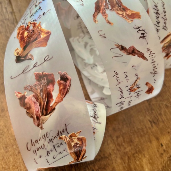 [茄子先生] 木綿(Kapok) マットPETテープ(剥離紙付き)