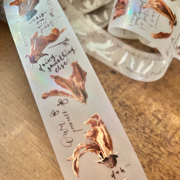 [茄子先生] 木綿(Kapok) マットPETテープ(剥離紙付き)