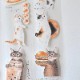 [補補猫・大衛煮愛] 珈琲色系的滋味 クリアPETテープ(剥離紙付き)