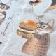 [補補猫・大衛煮愛] 珈琲色系的滋味 クリアPETテープ(剥離紙付き)