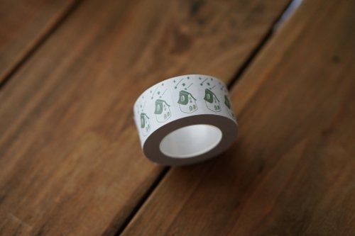 [森空Ivy Snow] 花朵/星星/筆/氣球女孩/綠色房子 ラベラーシール(約500枚入) 全5種類