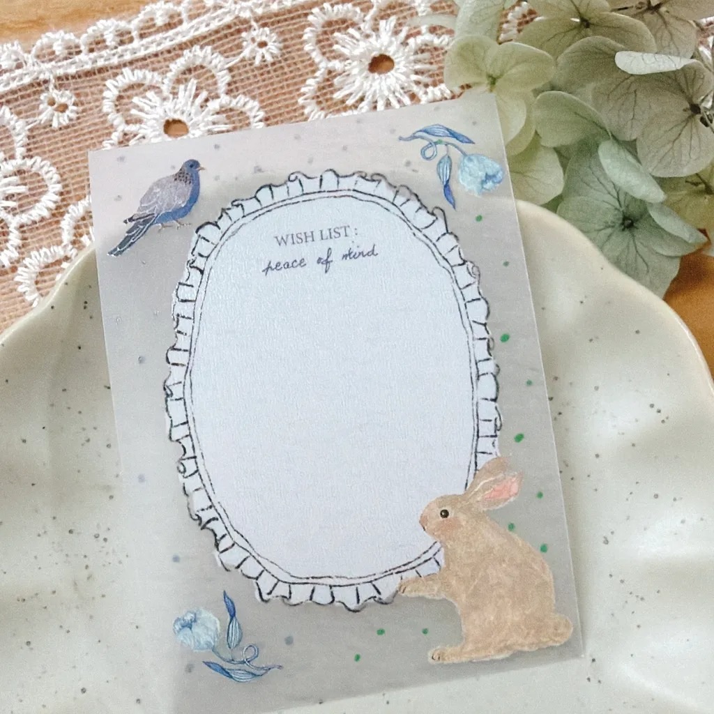 [Pion] 森の詩 of the forest トレーシングペーパーロール付箋(剥離紙付き)