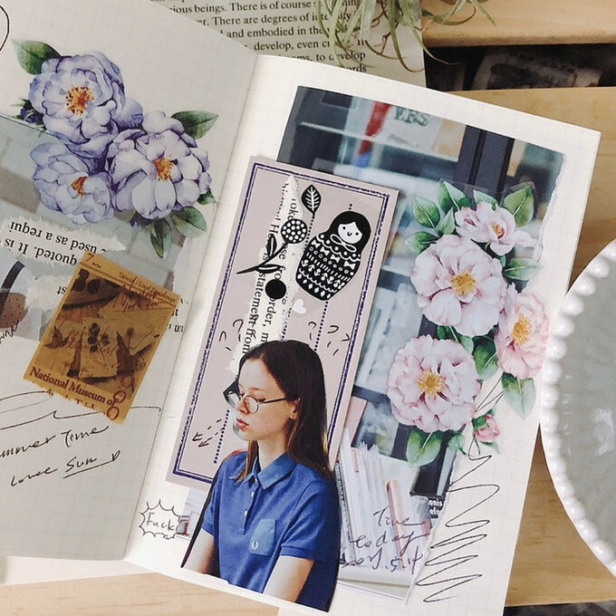 海外マステ ☆ 玫瑰園 ☆ PET ☆ Loidesign