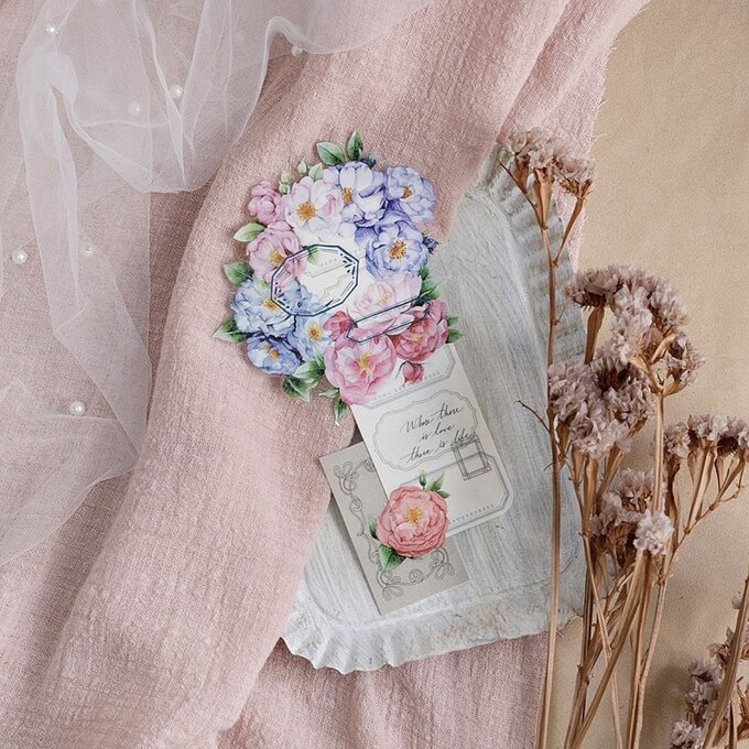 ♡海外マステ♡ Loidesign さん 玫瑰園（霧面PET）