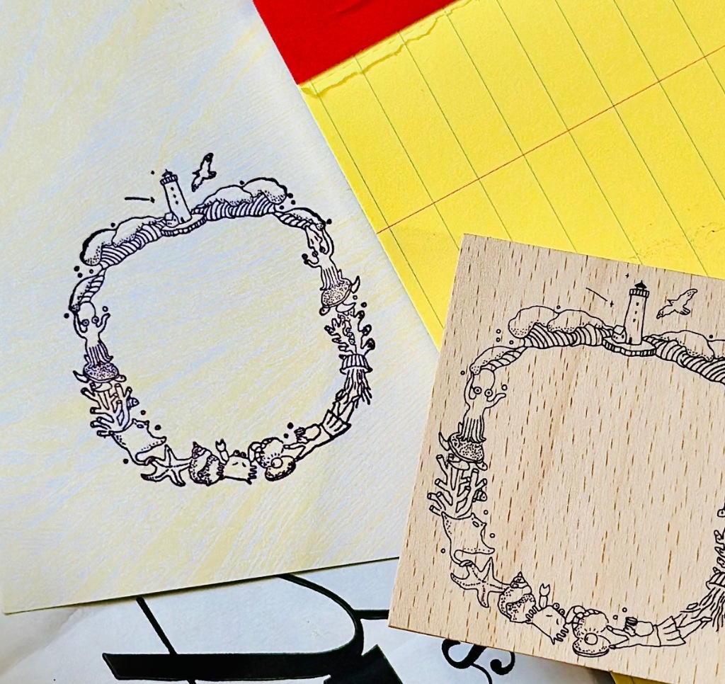 [森空Ivy Snow] 海 Ocean スタンプ(1個入)