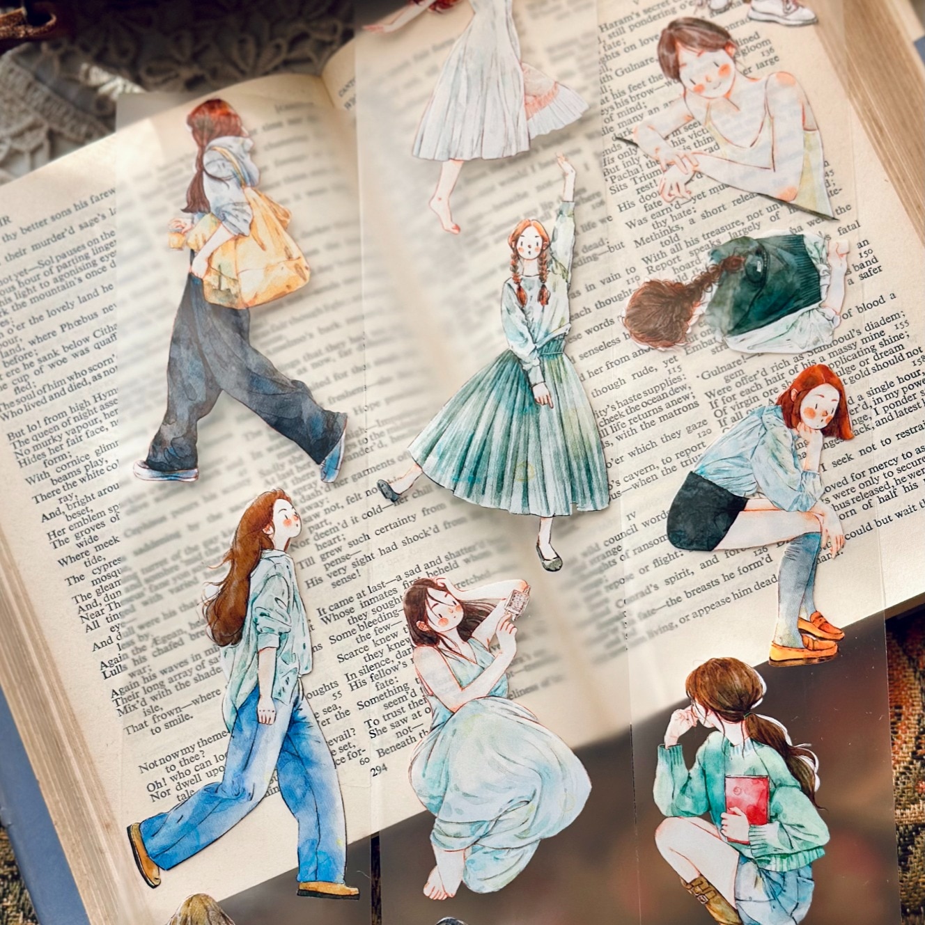 [丁丁DingDing] #19 初夏 グリーン系 マットPETテープ(剥離紙付き)