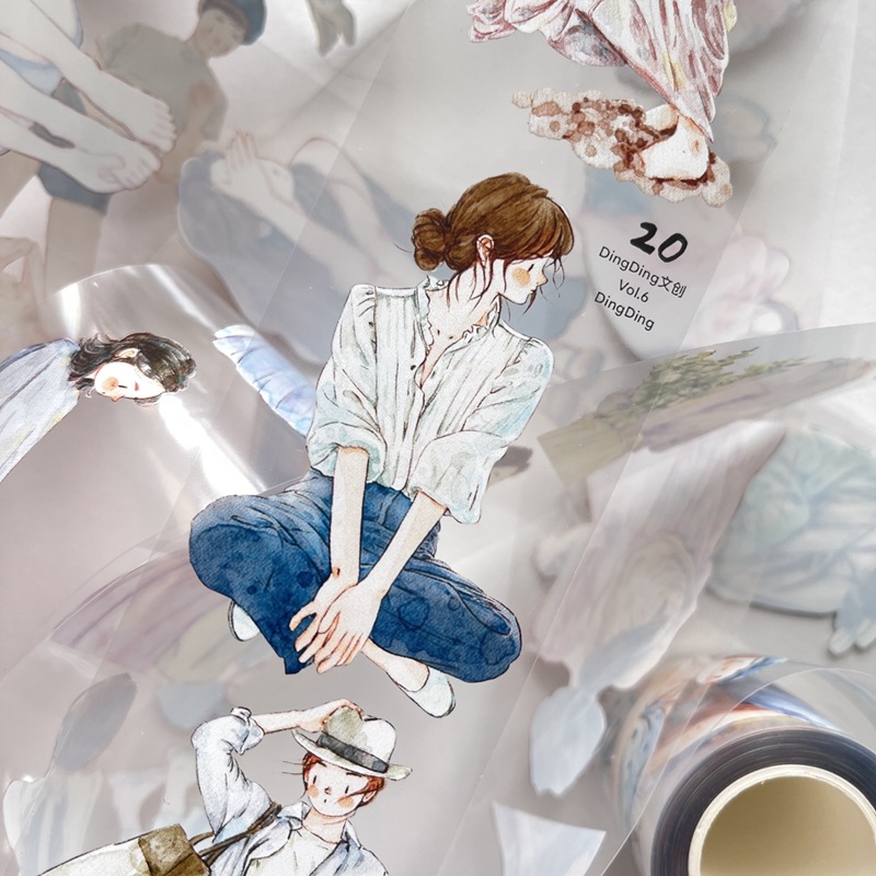 [丁丁DingDing] #20 動靜之間 マットPETテープ(剥離紙付き)