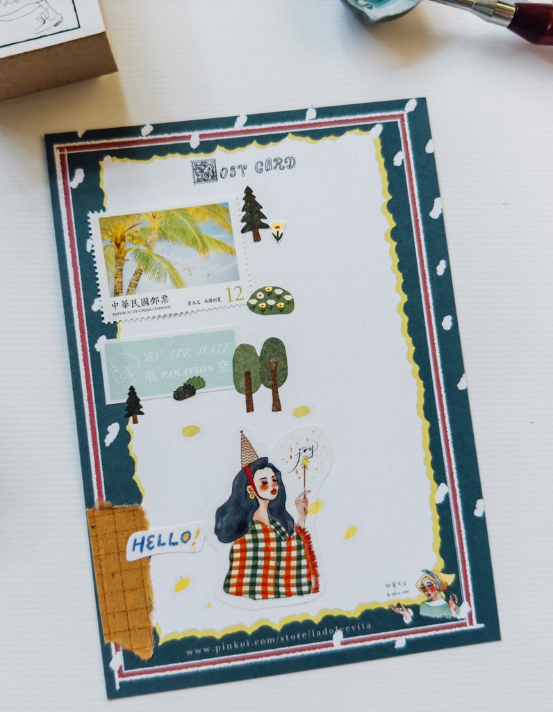 [甜蜜生活 la dolce vita] 想給你一顆星星一片森林 シールセット(1種類2枚入)