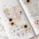 [樂意Loidesign]日野 sunflower ひまわり花柄  クリアPETテープ(剥離紙付き) 台湾マスキングテープ 海外マスキングテープ 