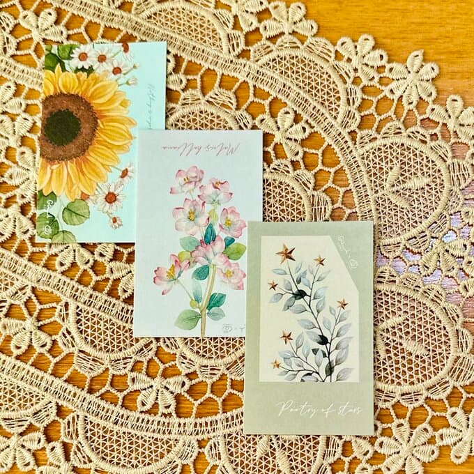 [樂意Loidesign] GAI×Loiコラボ オリジナルメッセージカードセット(全6種類各1枚)