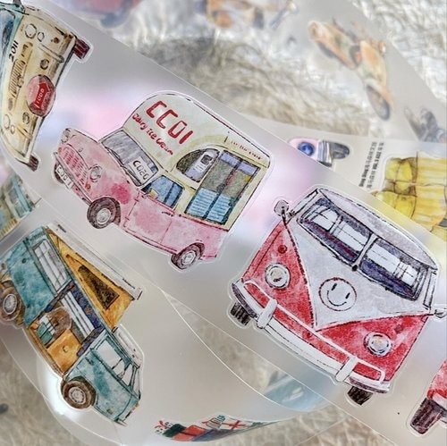 新品 DINGDING A29漫歩 PET霧面型抜きタイプマスキングテープ 5m 新品