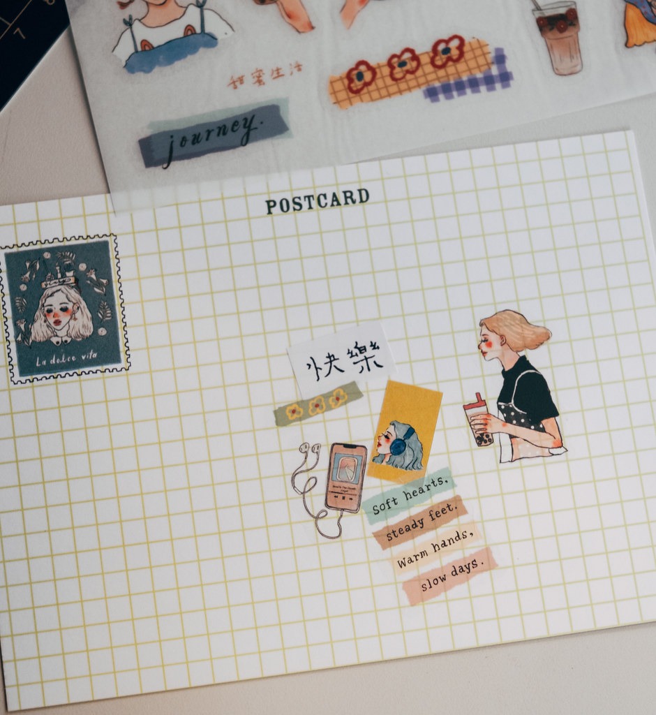 [甜蜜生活 la dolce vita] 甜蜜生活 Sweet Life ラベラーシール(約500枚入)