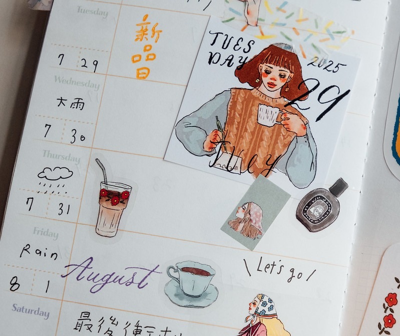 [甜蜜生活 la dolce vita] 甜蜜生活 Sweet Life ラベラーシール(約500枚入)