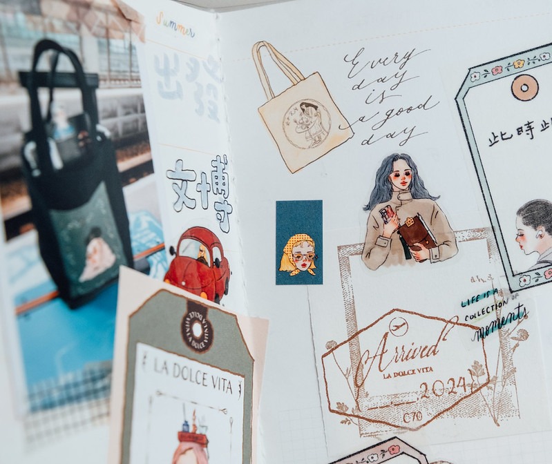 [甜蜜生活 la dolce vita] 甜蜜生活 Sweet Life ラベラーシール(約500枚入)