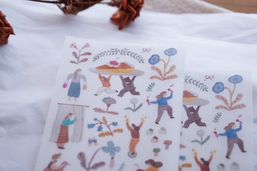 [森空Ivy Snow] a lovely day 転写シール(1種類各2枚) 