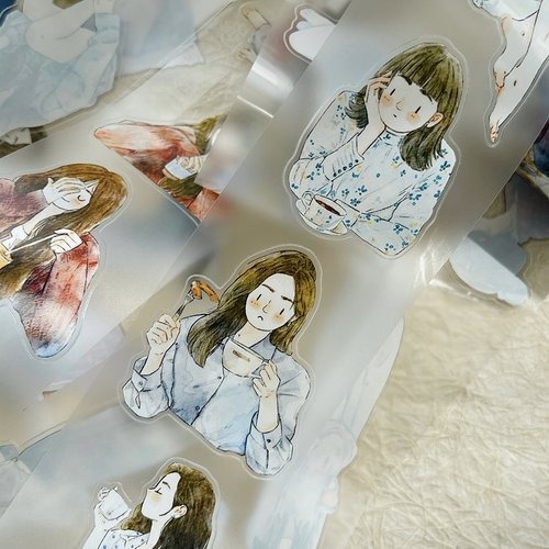 [丁丁DingDing] #38 一杯 ダイカットマットPETテープ(剥離紙付き)