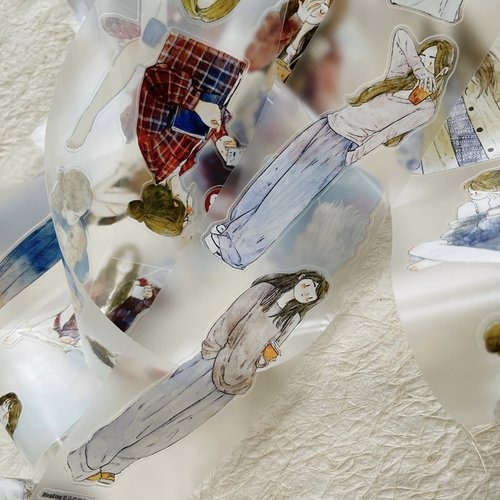 [丁丁DingDing] #38 一杯 ダイカットマットPETテープ(剥離紙付き)