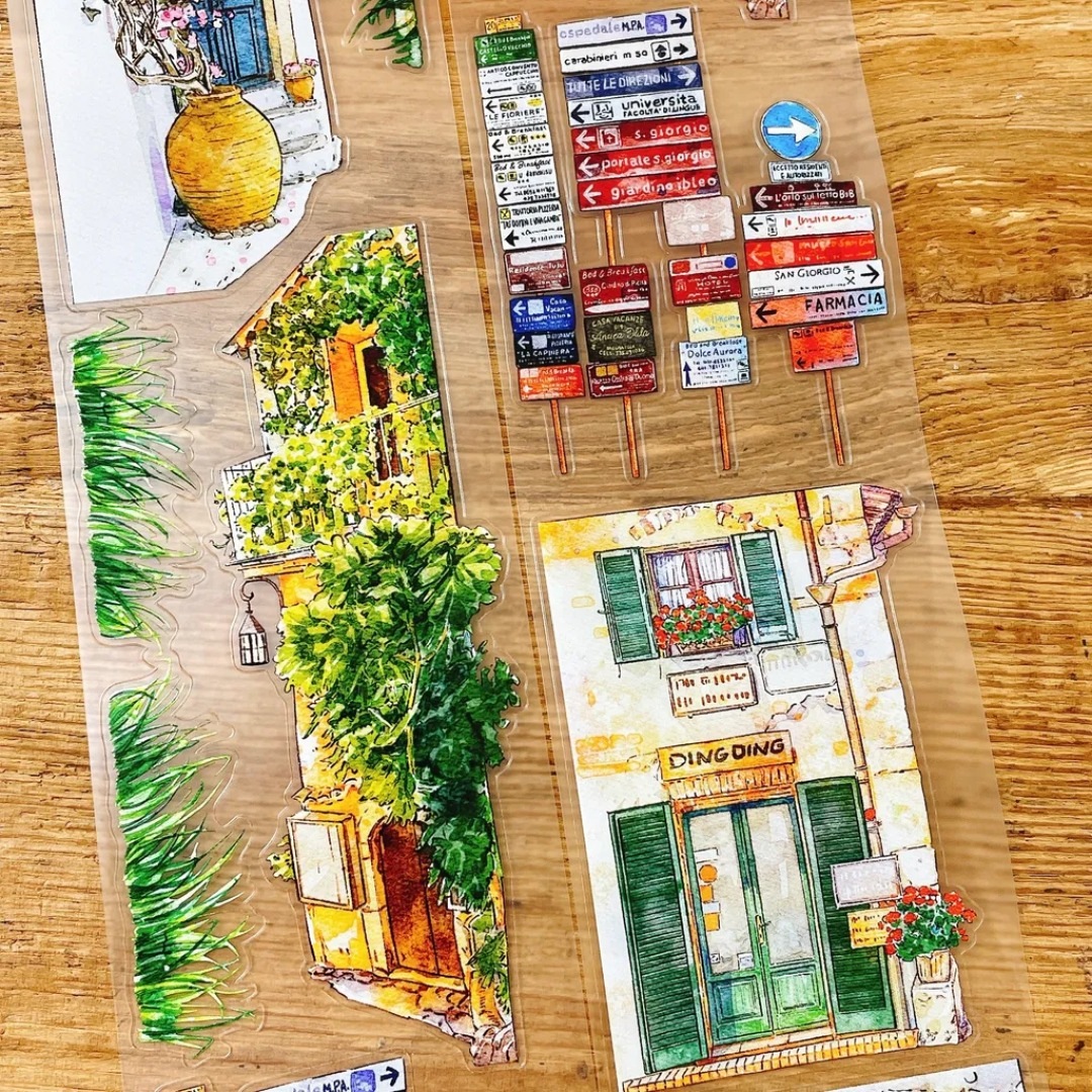 [丁丁DingDing] A38 轉角 歐遊雜記 ダイカットマットPETテープ(剥離紙付き)