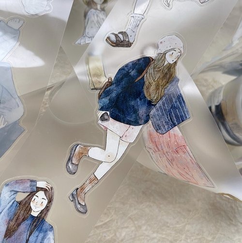 [丁丁DingDing] #39 秋日 ダイカットマットPETテープ(剥離紙付き)