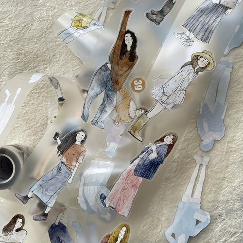 [丁丁DingDing] #39 秋日 ダイカットマットPETテープ(剥離紙付き)