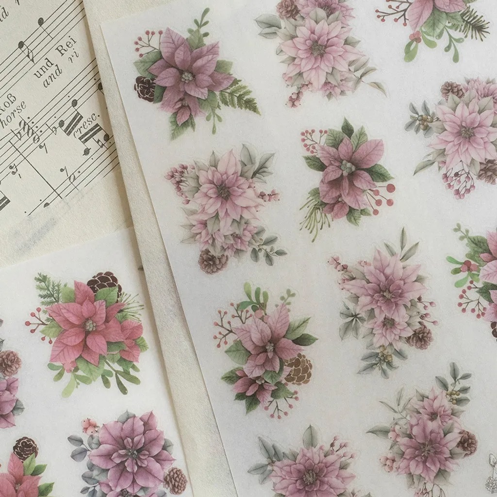 [樂意Loidesign] 聖誕 Christmas 転写シール(3種類各1枚入)