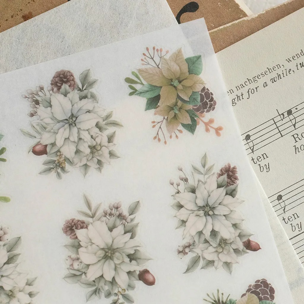 [樂意Loidesign] 聖誕 Christmas 転写シール(3種類各1枚入)