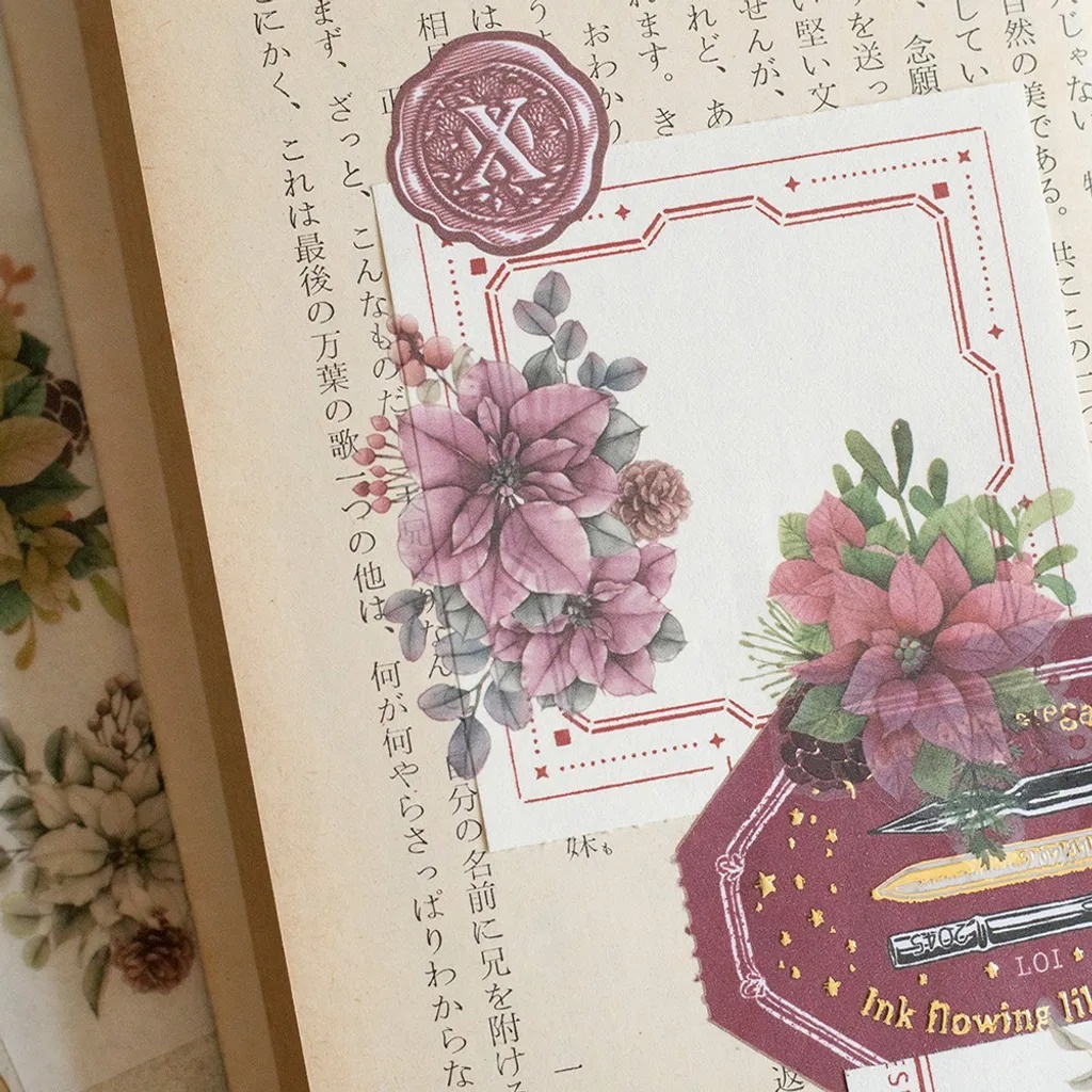 [樂意Loidesign] 聖誕 Christmas 転写シール(3種類各1枚入)