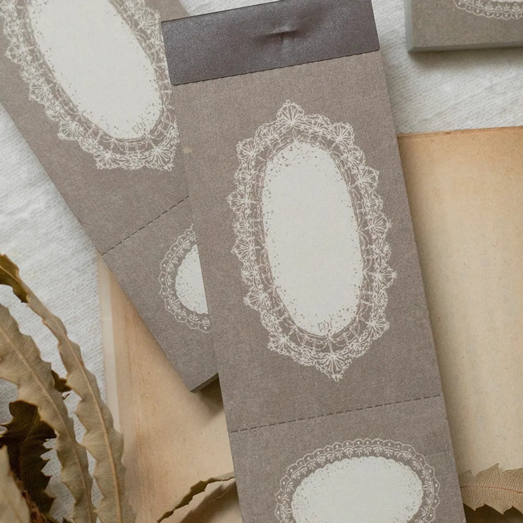 [樂意Loidesign] Blooming Auraシリーズ コラージュ ラベルブック 全3種類