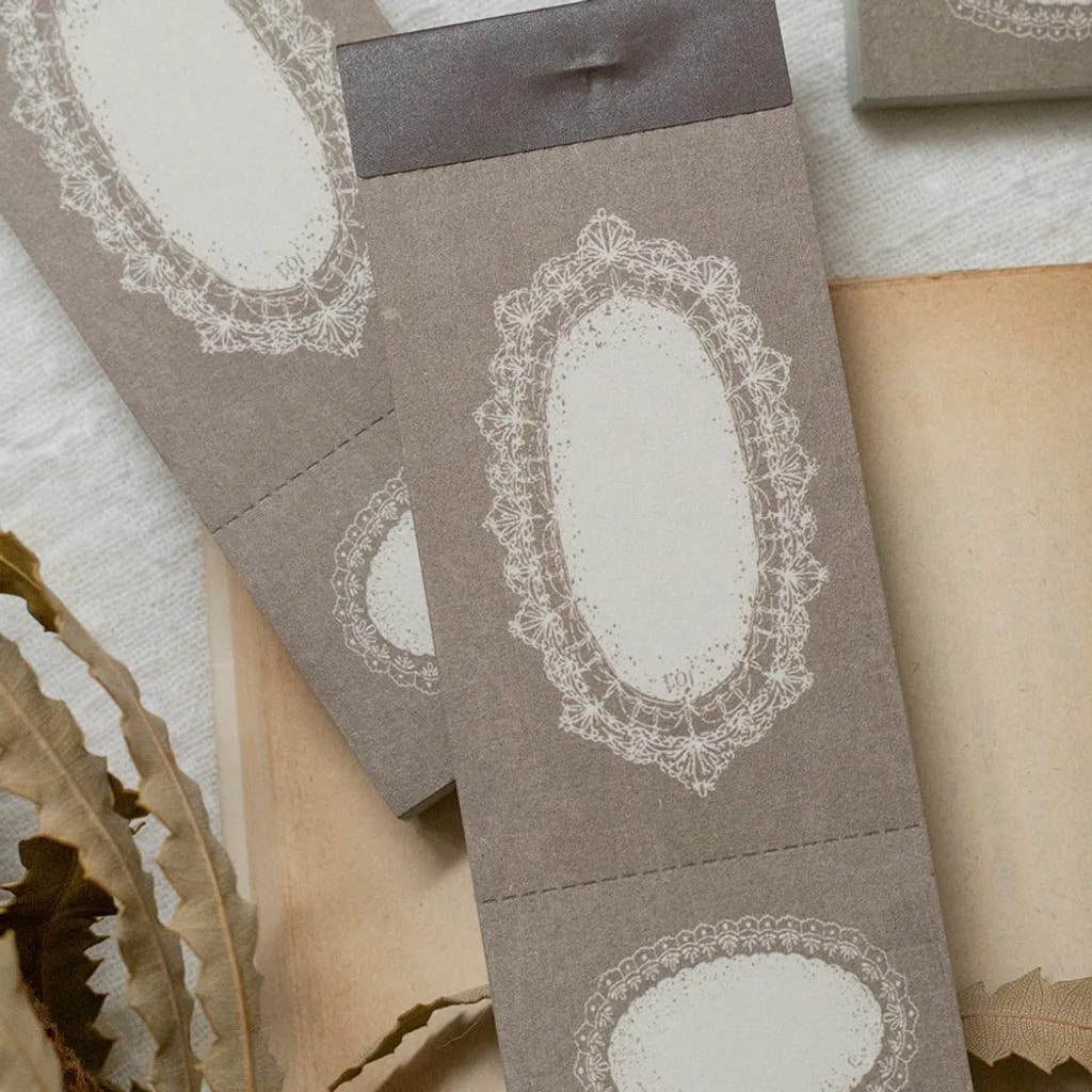 [樂意Loidesign] Blooming Auraシリーズ コラージュ ラベルブック 全3種類