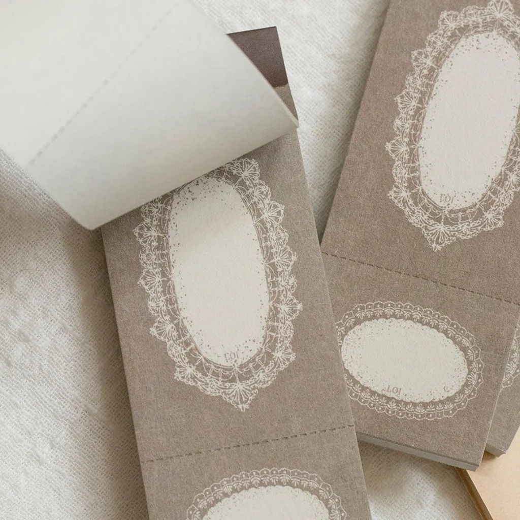 [樂意Loidesign] Blooming Auraシリーズ コラージュ ラベルブック 全3種類