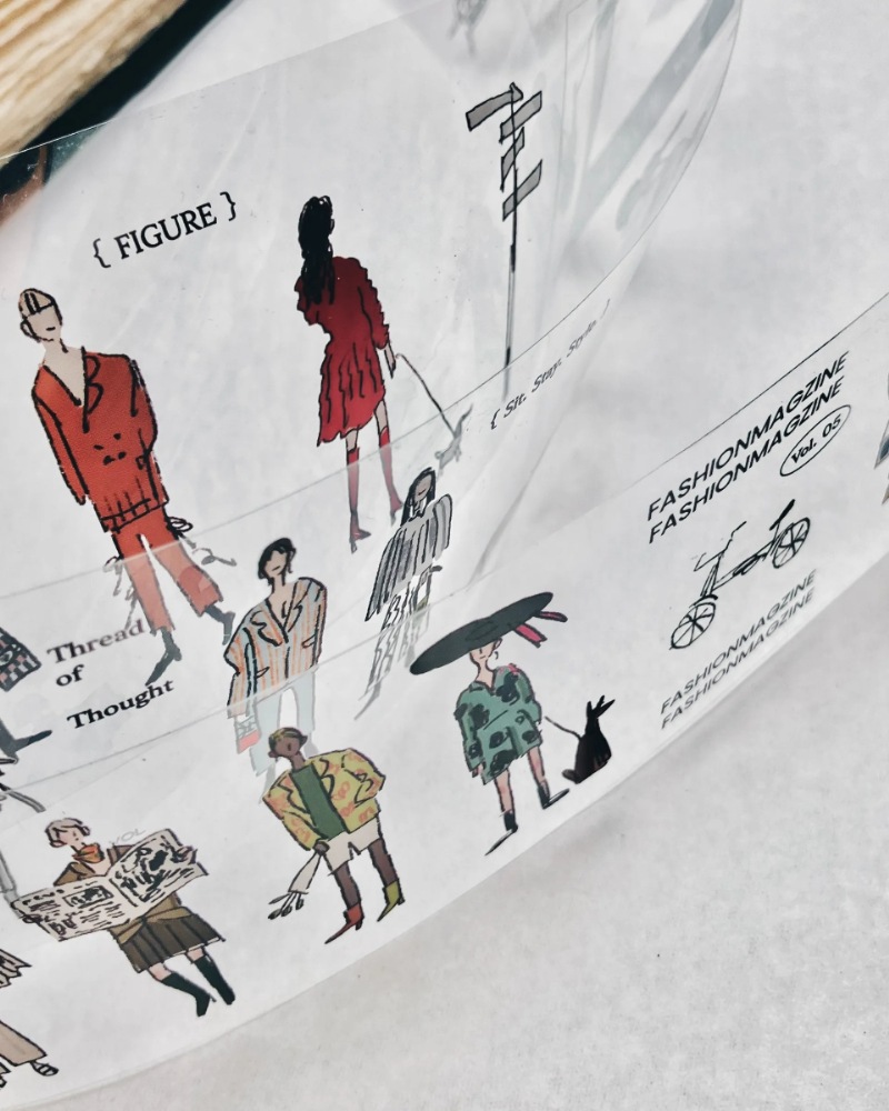 [羊君Somesortoffern] 人群像 Figure Magazine クリアPETテープ(剥離紙付き)